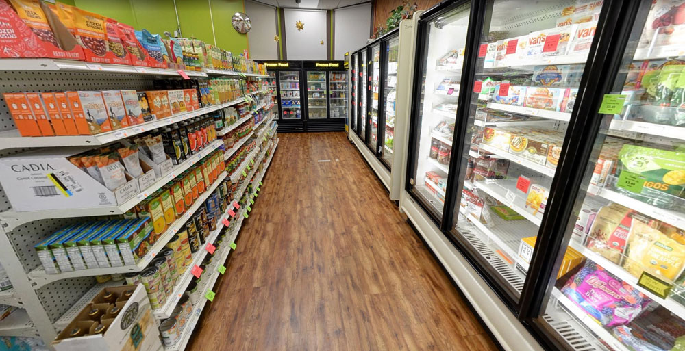 frozen foods isle
